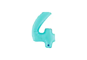 Cijfer Light Blue - 4 - 14 inch - Grabo
