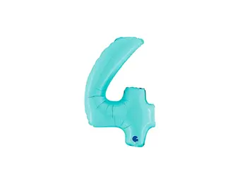 Cijfer Light Blue - 4 - 14 inch - Grabo