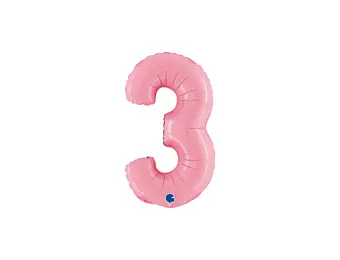 Cijfer Pink - 3 - 14 inch - Grabo