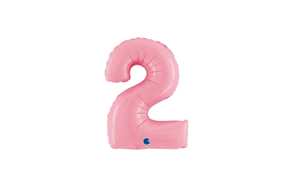 Cijfer Pink - 2 - 14 inch - Grabo