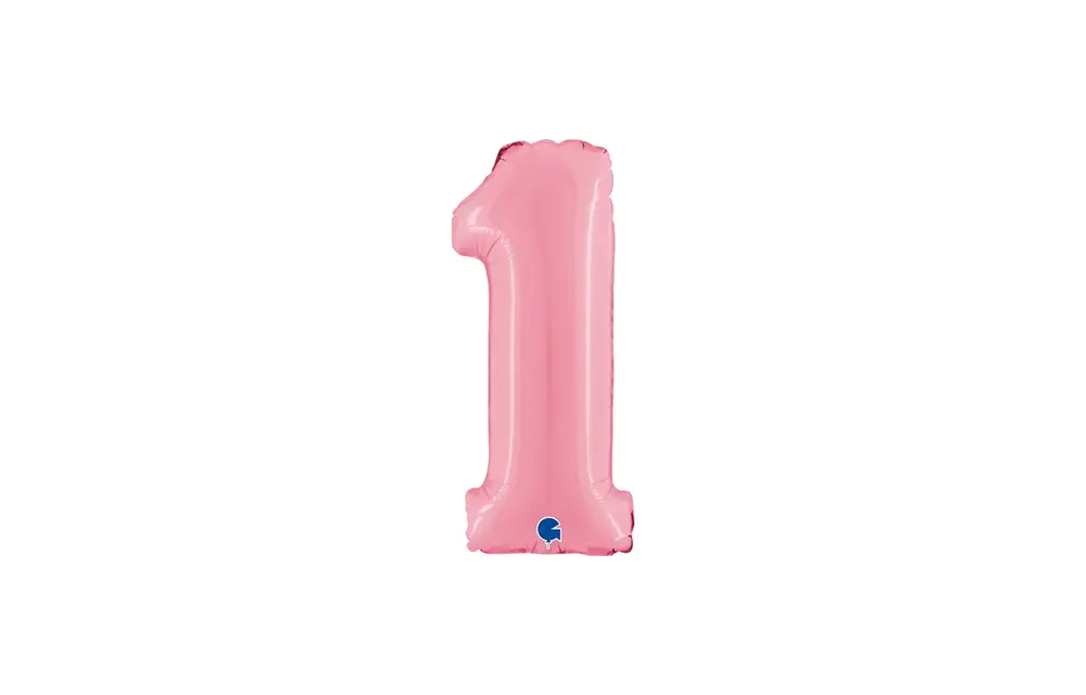 Cijfer Pink - 1 - 14 inch - Grabo