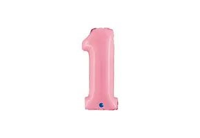 Cijfer Pink - 1 - 14 inch - Grabo