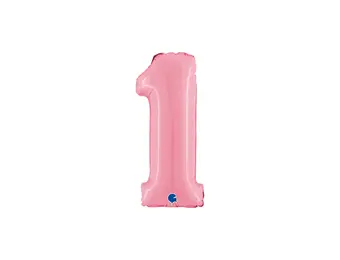 Cijfer Pink - 1 - 14 inch - Grabo