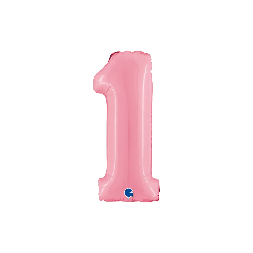 Cijfer Pink - 1 - 14 inch - Grabo