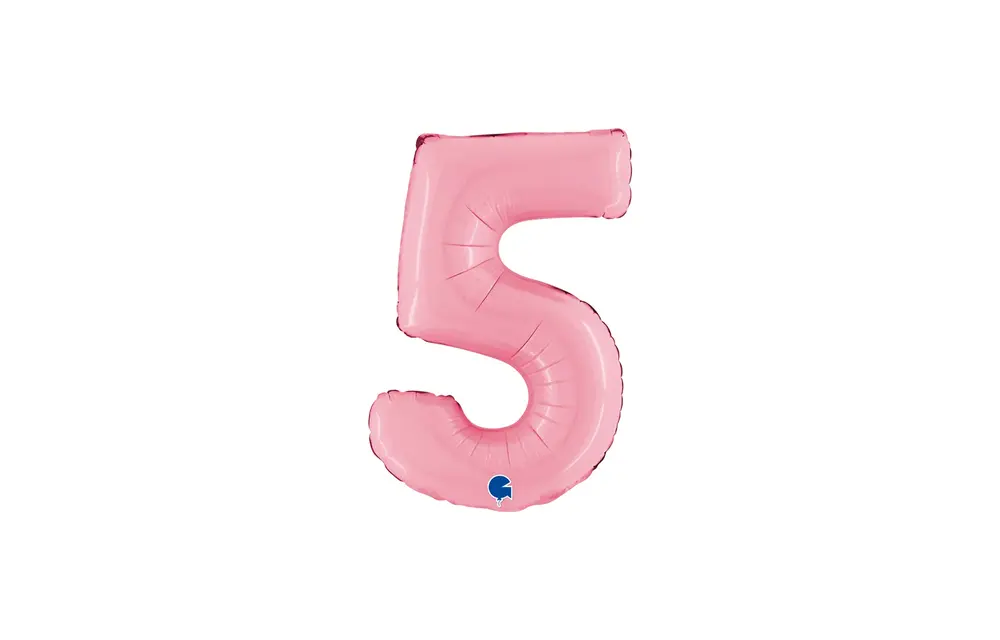 Cijfer Pink - 5 - 14 inch - Grabo