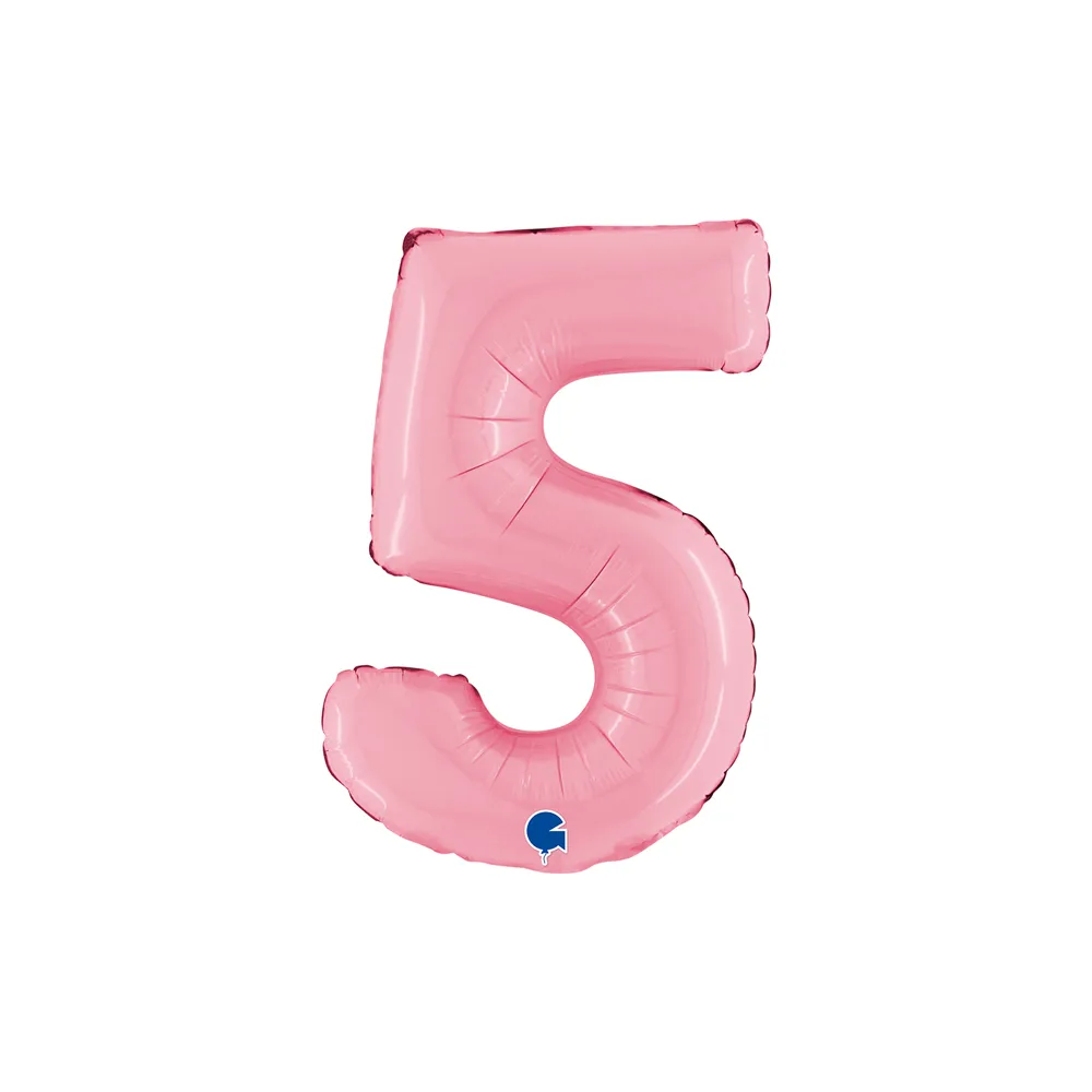 Cijfer Pink - 5 - 14 inch - Grabo