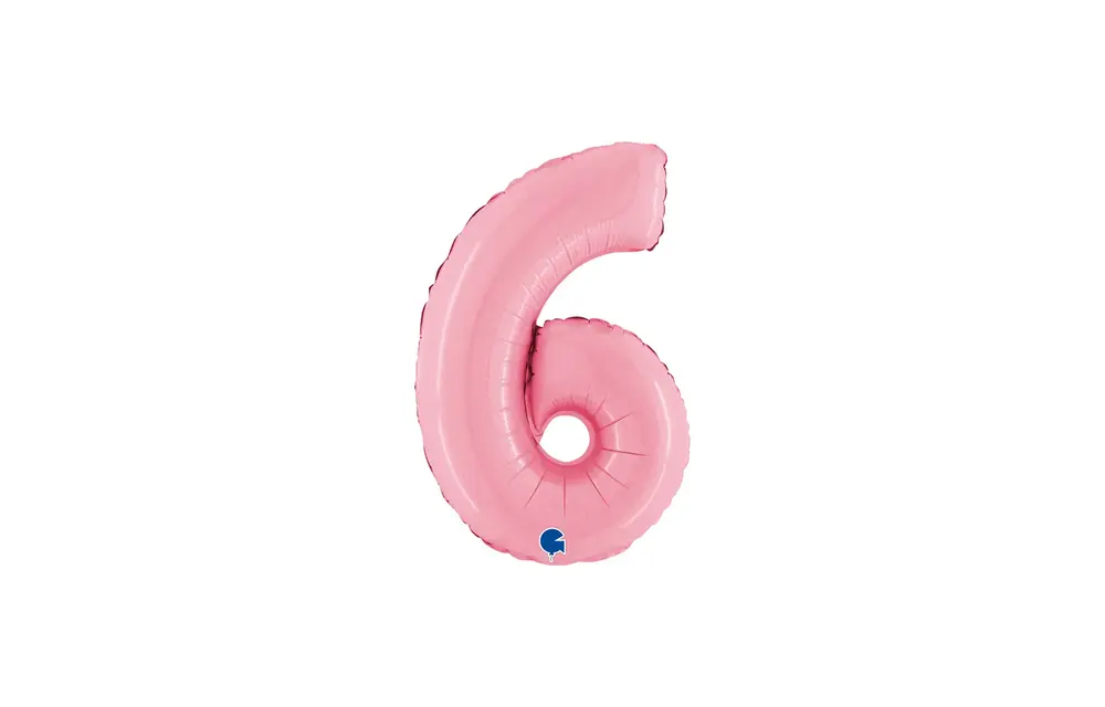 Cijfer Pink - 6 - 14 inch - Grabo