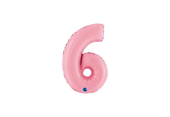 Cijfer Pink - 6 - 14 inch - Grabo