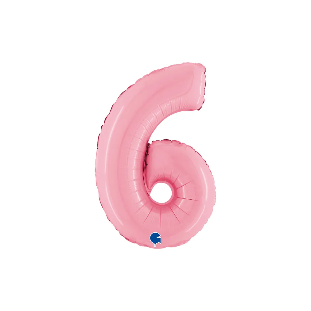 Cijfer Pink - 6 - 14 inch - Grabo