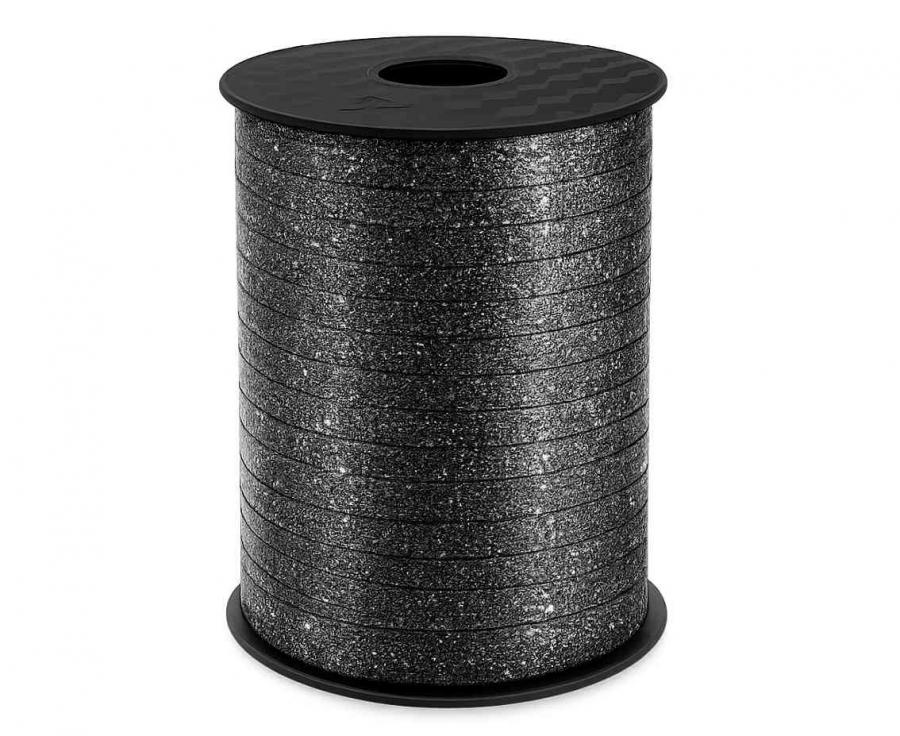 Krullint - Holographic Glitter Black - 5mm x 458m