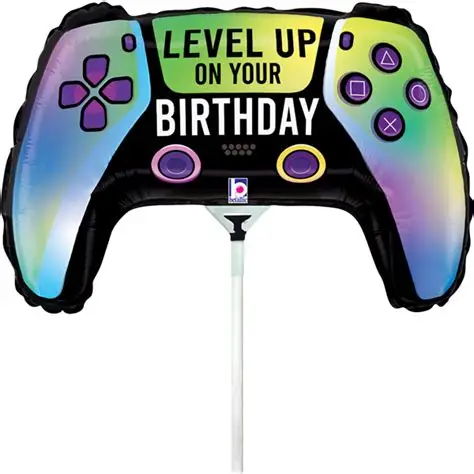 MICRO - Vivid Game Controller Birthday - 14 inch - Betallic