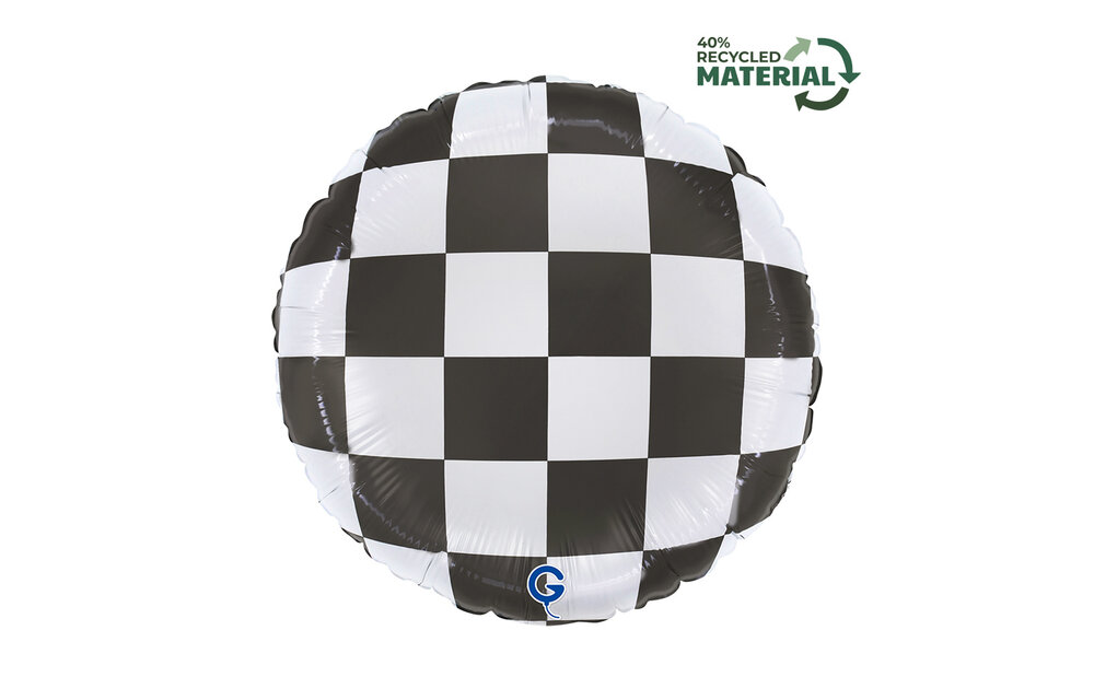 Finish Vlag / Checkerboard - 18 inch - Grabo