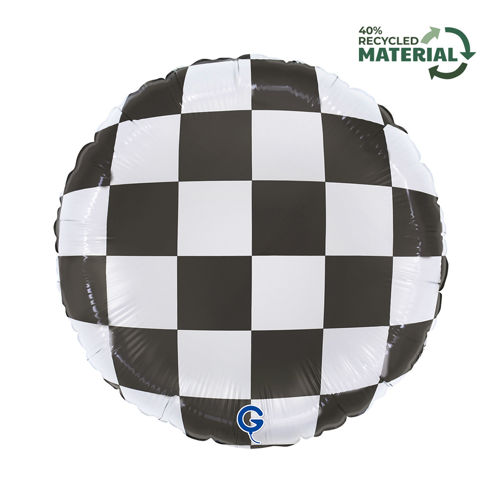 Finish Vlag / Checkerboard - 18 inch - Grabo