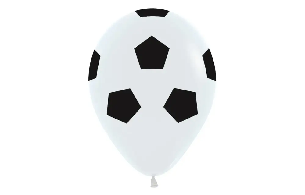 R12 - RETAIL - Voetbal/Soccer - White 005 - 12 pieces