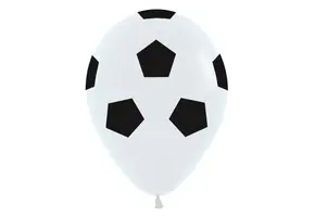 R12 - RETAIL - Voetbal/Soccer - White 005 - 12 pcs