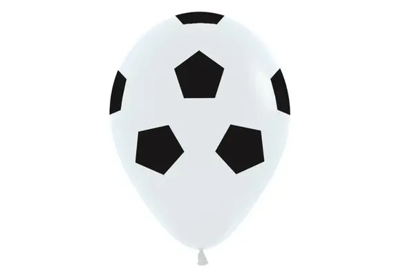 R12 - RETAIL - Voetbal/Soccer - White 005 - 12 pcs