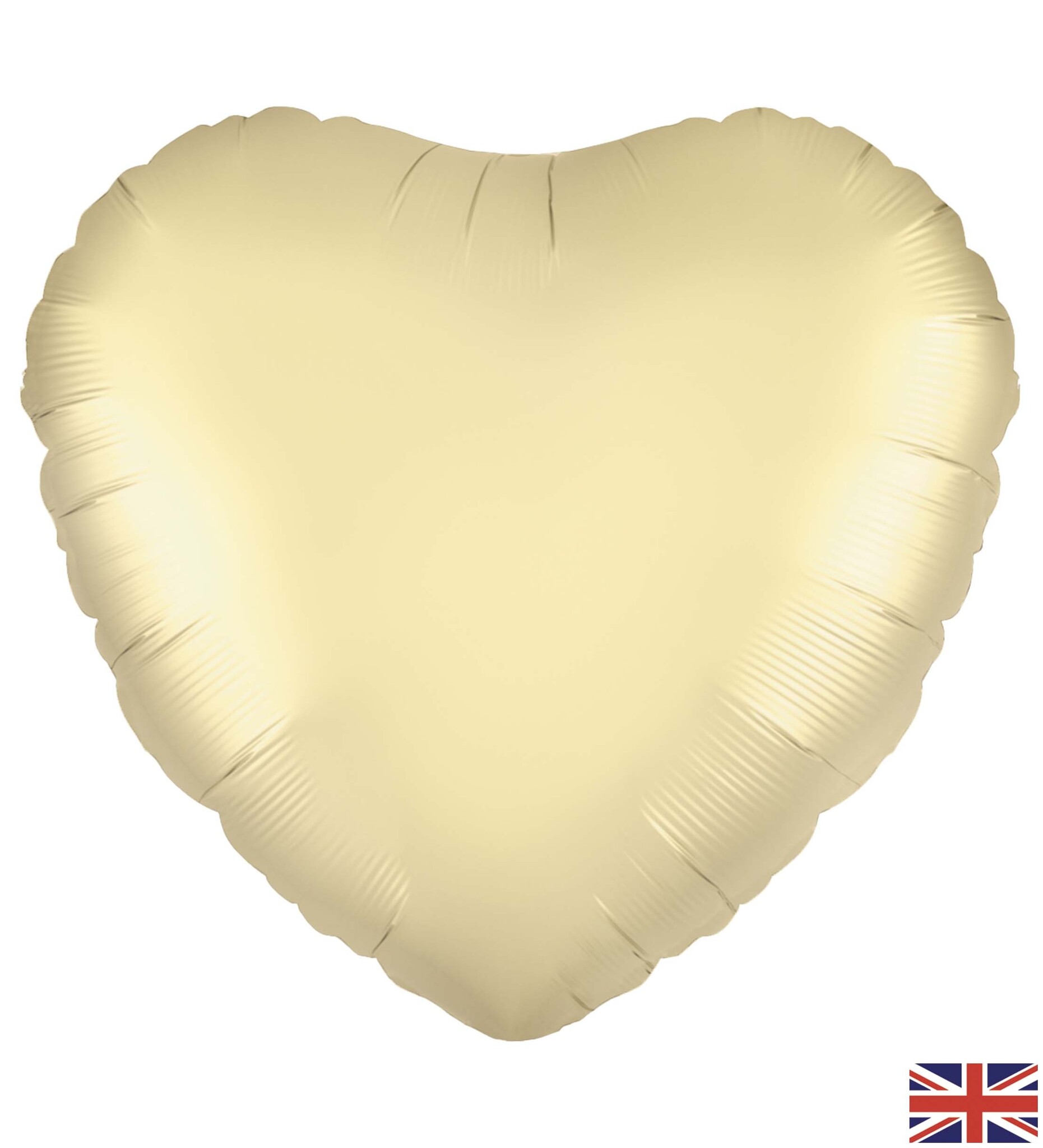 Heart - Gold Silk - 18 inch - Oaktree - 5 stuks