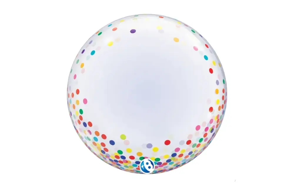 DECO BUBBLE - Colorful Confetti Dots- 24 inch - Takarakosan