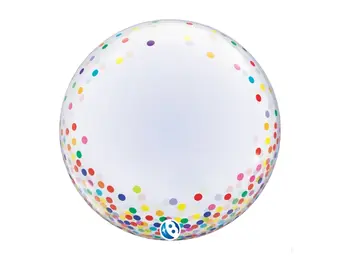 DECO BUBBLE - Colorful Confetti Dots- 24 inch - Takarakosan