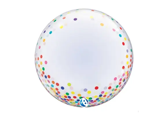DECO BUBBLE - Colorful Confetti Dots- 24 inch - Takarakosan
