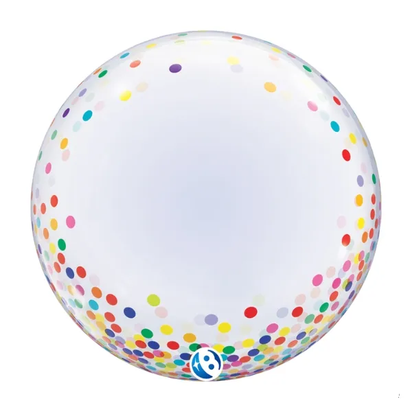 DECO BUBBLE - Colorful Confetti Dots- 24 inch - Takarakosan