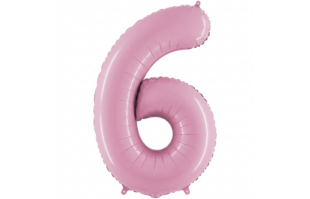 SALE > Cijfer Pastel Pink - 6 - 24 inch