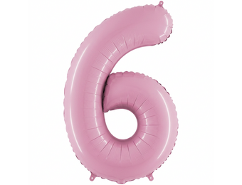 SALE > Cijfer Pastel Pink - 6 - 24 inch
