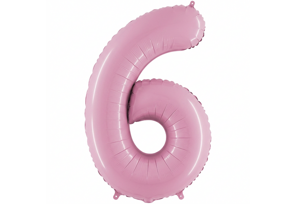 SALE > Cijfer Pastel Pink - 6 - 24 inch