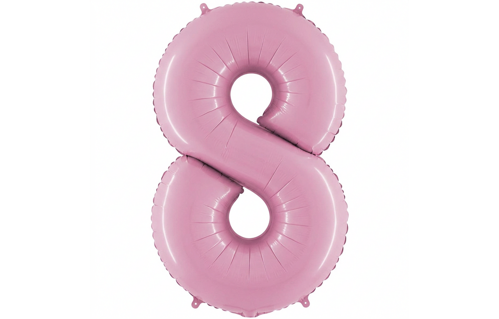 SALE > Cijfer Pastel Pink - 8 - 24 inch