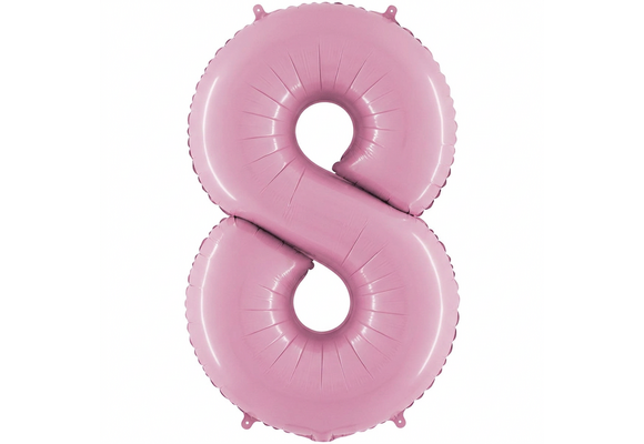 SALE > Cijfer Pastel Pink - 8 - 24 inch