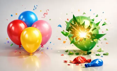 Waarom knappen latex ballonnen