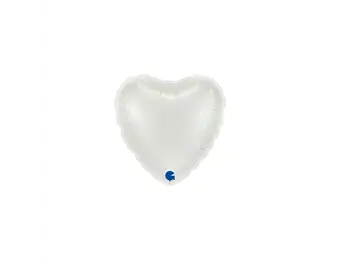 Heart - White - 4 inch - Grabo - 10 stuks