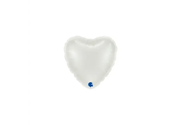 Heart - White - 4 inch - Grabo - 10 pcs