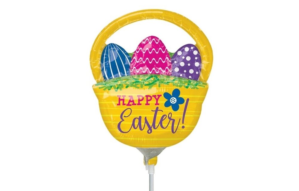MICRO - Easter Basket with Eggs - 14 inch - Anagram - VOL