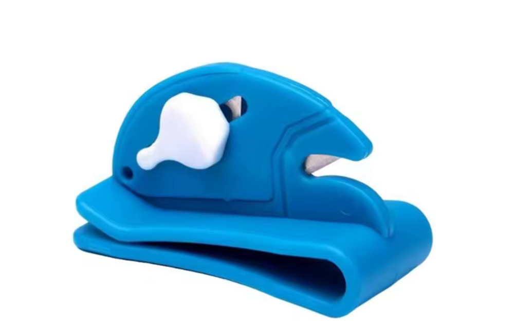 Balloon Cutter with Knife - White/Blue