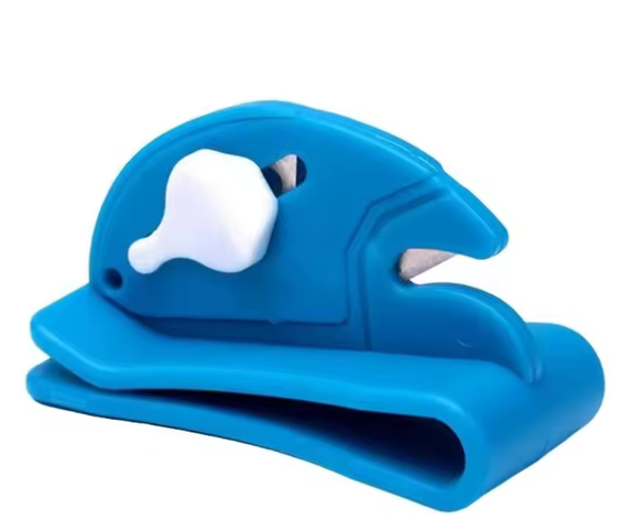 Balloon Cutter with Knife - White/Blue