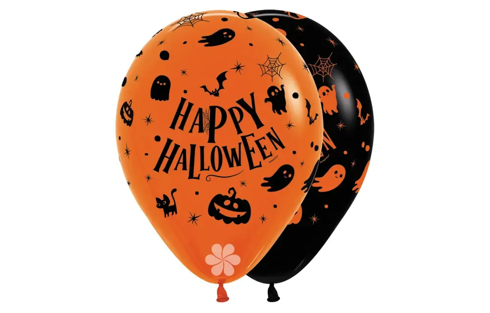 R12 - Happy Halloween Ghosts - Assortment - 25 Stuks
