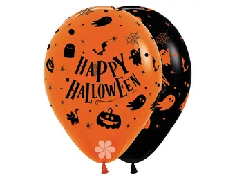 R12 - Happy Halloween Ghosts - Assortment - 25 Stuks