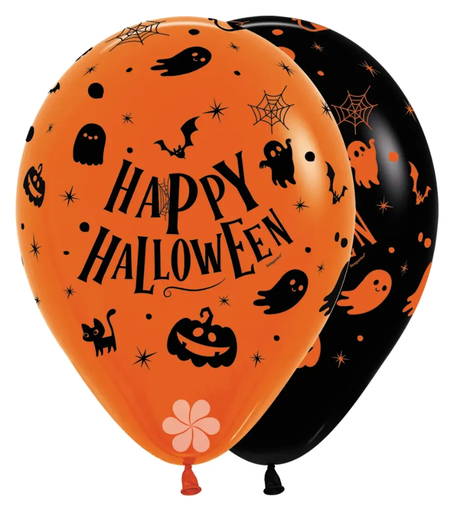 R12 - Happy Halloween Ghosts - Assortment - 25 Stuks