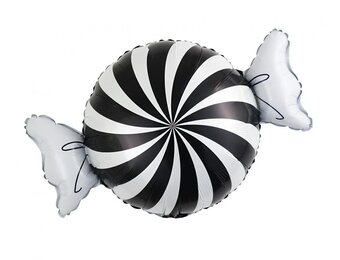Candy - Black and White - 34x50 cm