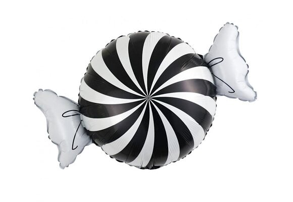 Candy - Black and White - 34x50 cm