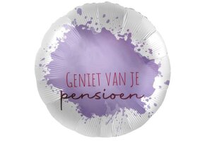Geniet van je Pensioen - Lilac - 18 inch - 2 stuks ***