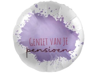 Geniet van je Pensioen - Lilac - 18 inch - 2 stuks ***