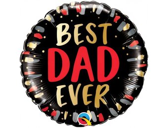 Best Dad Ever - 18 inch - Qualatex