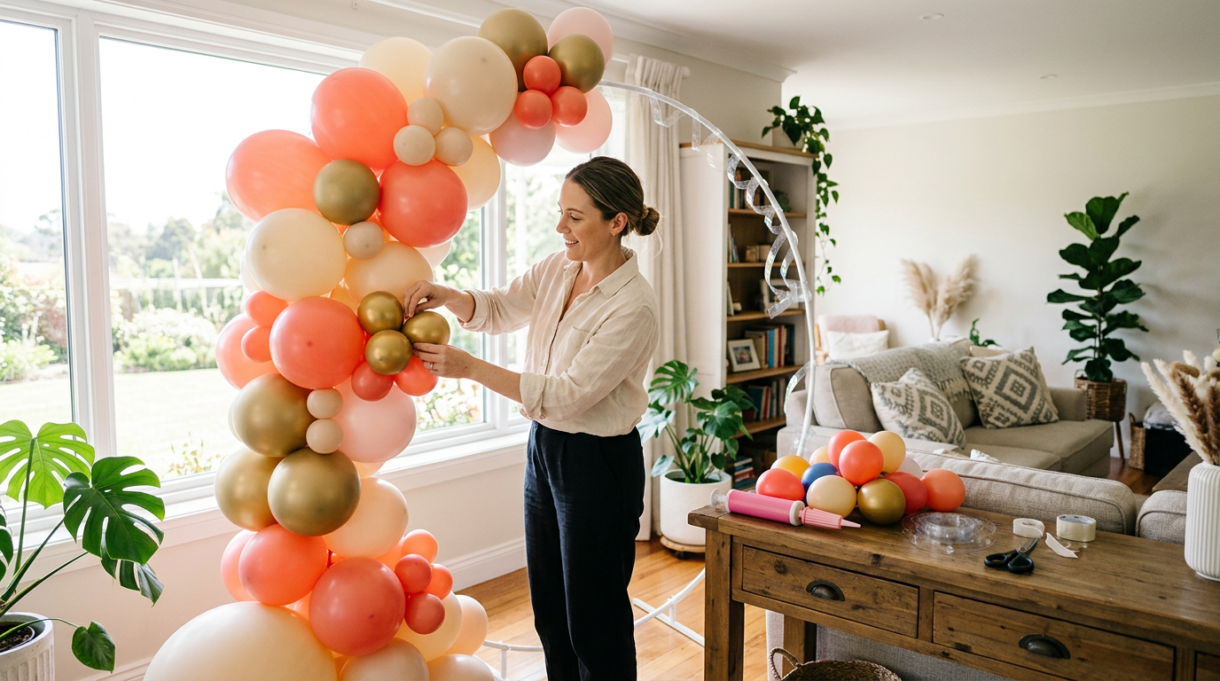 Hoe maak je een ballonnenboog stap voor stap