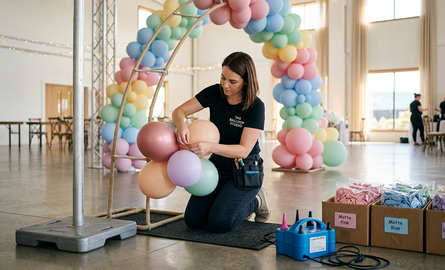 Hoeveel ballonnen heb je nodig voor een ballonnenboog?