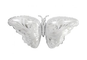 Butterfly Silver/White - 87x44 cm