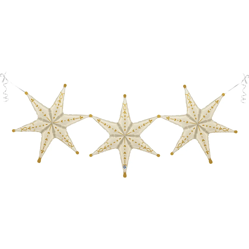 Deco Garland - Stars - 20 inch - Grabo