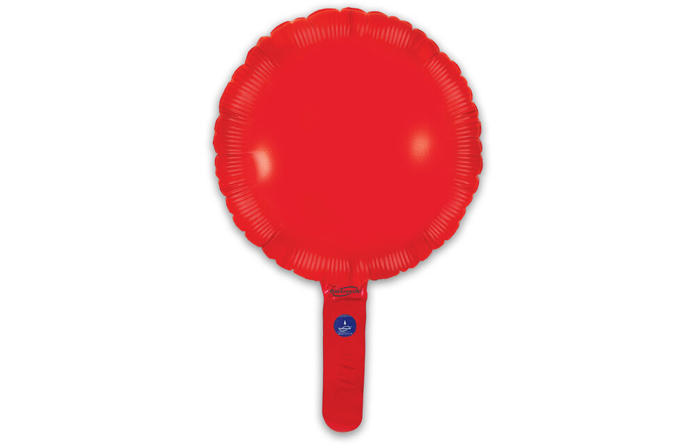 Round - Red - 9inch - verpakt 5stks - zelfsluitend