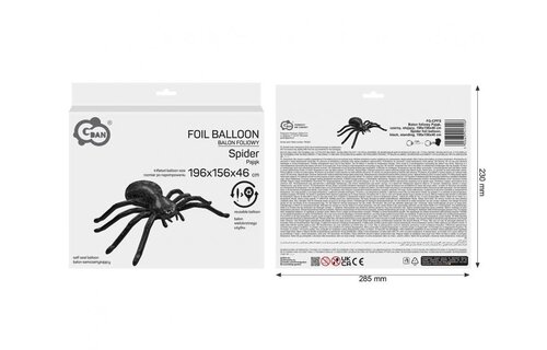 Spider - Black - Large 196x156x46 cm